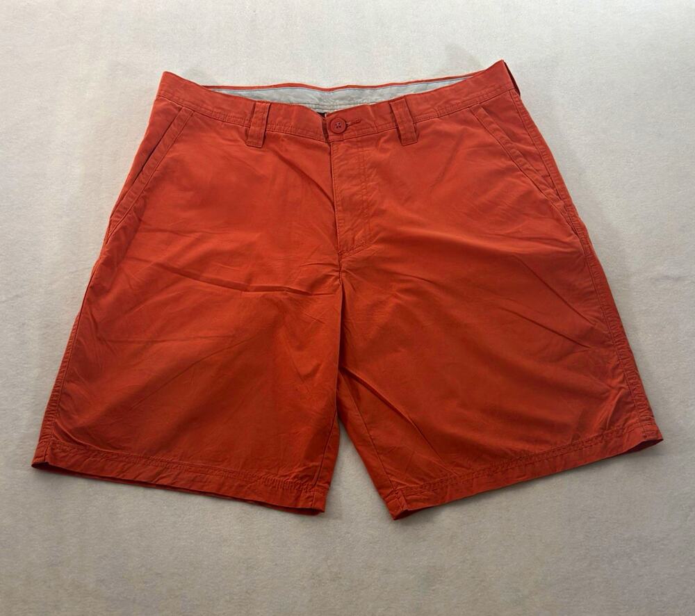 Columbia Men’s 36 Orange Cotton Outdoor Shorts 10" Inseam